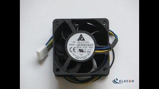QFR0612UH 12V 0.7A 4wires Cooling Fan