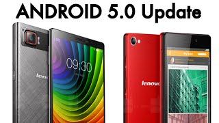 Lenovo Vibe Z2 Pro, Z2, X2, P70, S90 Android 5.0 Lollipop Update HD