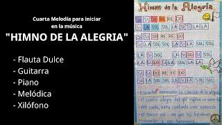 HIMNO DE LA ALEGRIA  #cancionfacil  #clasesguitarra | violin 🪕 Flauta Dulce  Profesor #artegato 