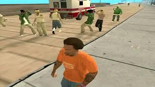 Grove Street Families Vs Los Santos Vagos | Beach Side Gang Wars | GTA San Andreas