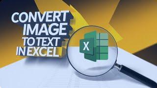 How to Convert Image to Text in Excel 2016