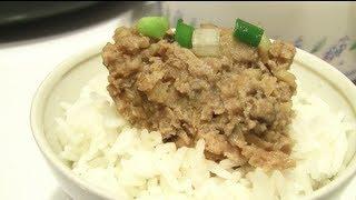 Ω (HD) ASMR - Steamed Meat Pie w/ Water Chestnuts ＆ Shiitake Mushrooms | 冬菇馬蹄蒸肉餅 ( Eating Sounds )