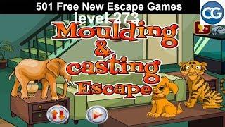 [Walkthrough] 501 Free New Escape Games level 273 - Moulding casting escape - Complete Game