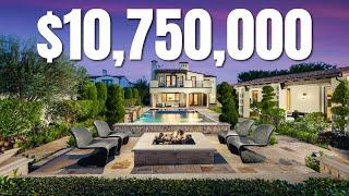 Touring A $10,750,000 Orange County Luxury Villa