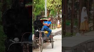 FAKE GORILLA ATTACK PRANK PART 27 ! EMTIAZ BHUYAN PRANK #Shorts