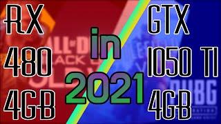 Rx 480 vs Gtx 1050 ti in 2021| Budget Graphics card for 1080p gaming | Budget gaming.