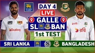 Sri Lanka vs Bangladesh 1st Test Day 4 Live | SL vs BAN 1st Test Live Scores & Commentary