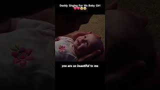 Dad Sings to Baby—Her Reaction is Everything! #familyfun #viralbaby