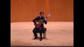 Leo Brouwer Sonata (1990); 3rd movement (La Toccata de Pasquini) played by Timothy Sherren