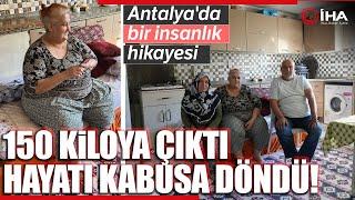 Kilolarından Dolayı Yürümekte Zorlanan Kadına Komşuları Sahip Çıktı