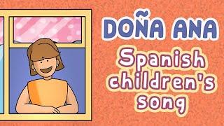 Doña Ana Spanish children's song for telling time, activities, rooms of the house