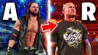 I Used A Wrestler From EVERY Letter In WWE 2K25!
