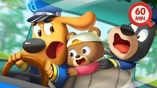 Don't Play in Driver's Seat | Car Safety | Detective Cartoon| Kids Cartoon | Sheriff Labrador