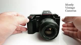 How to use a Minolta 5000 AF Maxxum 5000