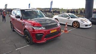 Land Rover Urban Range Rover Sport SVR vs Porsche Cayman GT4 vs Audi R8