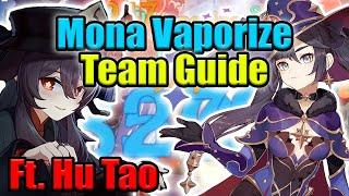 Mona & Hu Tao Vaporize Team is the BEST! Artifacts, Weapons, Team Guide and Combos | Genshin Impact