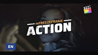 Creating a cool title in Final Cut Pro using mFreezeFrame Action from MotionVFX