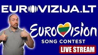 EUROVIZIJA.LT Finalas | 2024-02-17 LIVE @EurovisionSongContest #rubenreacts