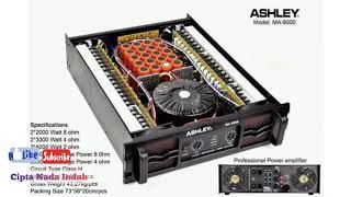 Power Ashley MA9000 Class H 3Step Dorong Subwofer Ashley 2 Box joss