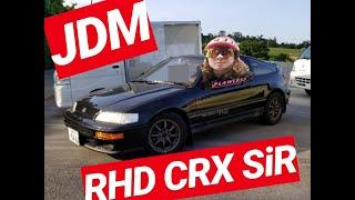 Bought a RHD 1990 Honda CRX SIR EF8 Glasstop