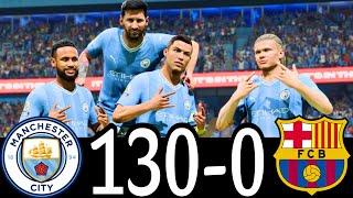 FIFA 25- MESSI RONALDO NEYMAR & MBAPPE | ALL STARS |  MANCHESTER CITY 140-1 INTER MIAMI | UCL LIVE