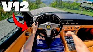 Questo SOUND è ILLEGALE  - Ferrari V12 con SCARICO DRITTO [Pov Test]