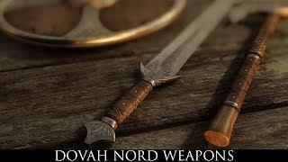 TES V - Skyrim Mods: Dovah Nord Weapons