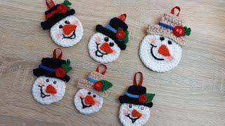 Muñeco de nieve a crochet #navidadcrochet