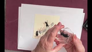 The Title is “ Let’s Dance” by Eileen Godwin A Lavinia Stamps Tutorial