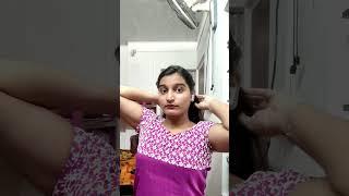 Simple hair style for office or college #trending #shorts #hairstyle #hairtutorial