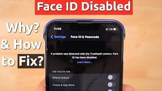 iPhone Face ID DISABLED or NOT AVAILABLE Error, How to Fix?