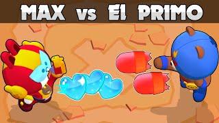 MAX Cony VS EL PRIMO Brown1vs1Brawl Stars