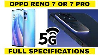 OPPO Reno 7 OR 7 PRO First Impression soni tech