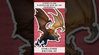 Exposed D&D 5e Steelclaw Challenge Rating #Shorts