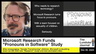 Microsoft Research Funds "Pronouns in Software" Study