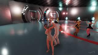 3DXChat multi player game (18+).  GalaXXXy Music Night club in game