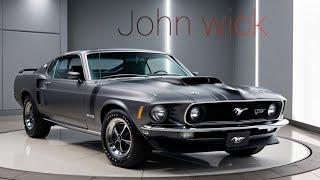 Elegance in Motion: 1969 Ford Mustang Mach 1" John Wick Car Review