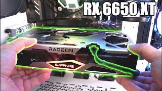 AMD RX 6650 XT - Unboxing and Installing the Sapphire Nitro RX 6650 XT Gaming Graphics Card