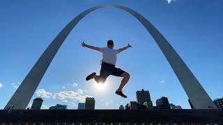 Für Leute mit Platzangst ist DAS nix!  Der St. Louis Bogen!