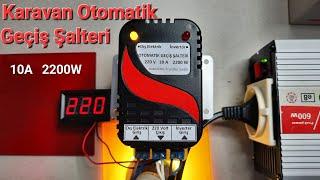 Karavan Otomatik Geçiş Şalteri, Anahtarı. Automatic Transfer Switch.