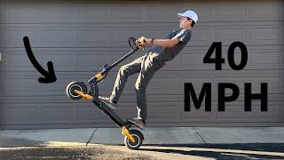 This "Cheap" Amazon Electric Scooter Is SCARY FAST!