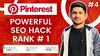 How To Rank #1 On Pinterest | Pinterest SEO Strategy And Tips For High Traffic