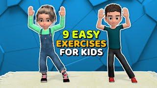 9 EASY NO JUMPING EXERCISES FOR KIDS – BEGINNER FRIENDLY