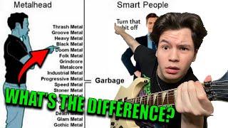 Every Metal Subgenre EXPLAINED (with Guitar Riffs)