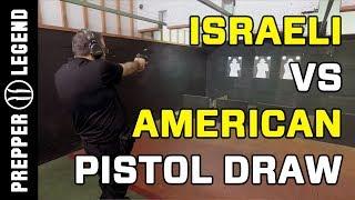 Israeli vs American Pistol Draw Technique