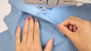 Don't be afraid of sewing pocket | The easiest way to sew inseam pocket for beginners