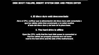 VARIAS SOLUCIONES - DISK BOOT FAILURE INSERT SYSTEM DISK AND PRESS ENTER WINDOWS 10 #5