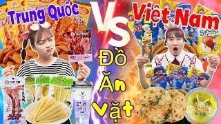 Hằng Nheo | Đồ Ăn Vặt TRUNG QUỐC  vs Đồ Ăn Vặt VIỆT NAM 