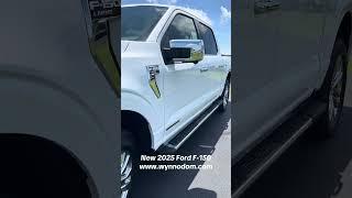  New Ford F-150 Lariat Powerboost in Star White! #ford #f150 #powerboost #lariat #wynnodomford