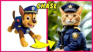 Personajes de PAW PATROL en la vida real como gatos  2TB Quiz